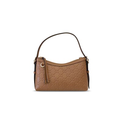 GUCCI GG EMBLEM SMALL SHOULDER BAG ‎847450 (22*14*8cm)
